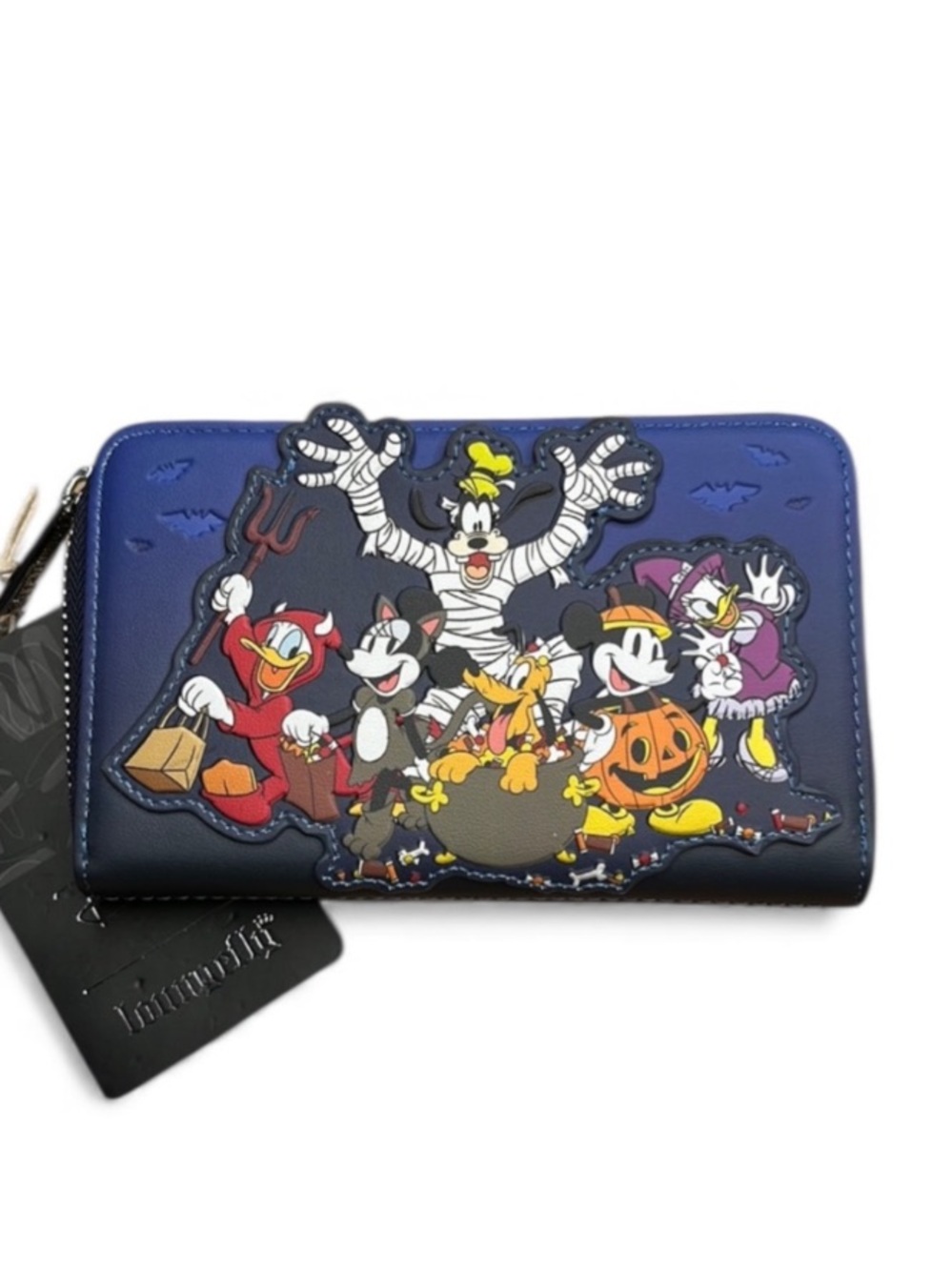 Loungefly Mickey and Friends Halloween Haunted House Zip Around Wallet